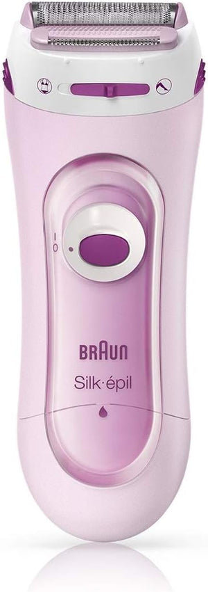 Епилатор самобръсначка Braun Silk-Epil LS5100, Лилав