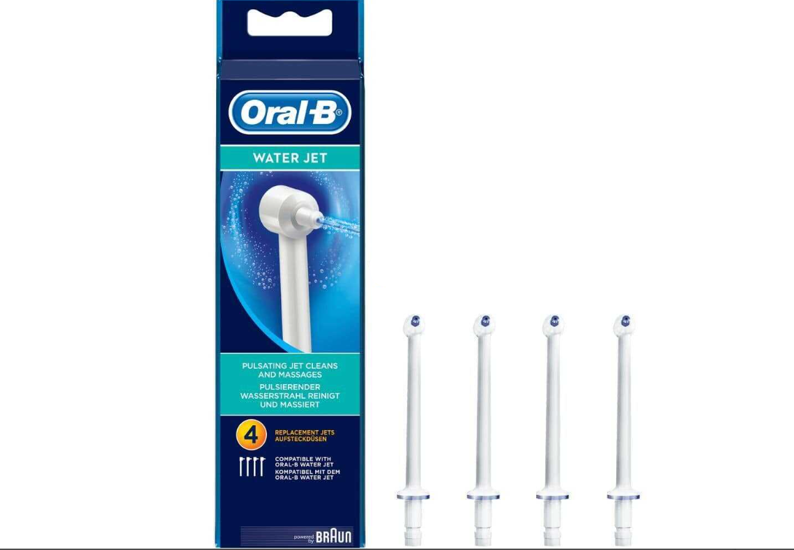 Electric toothbrush head Oral-B Water Jet, 4 pcs