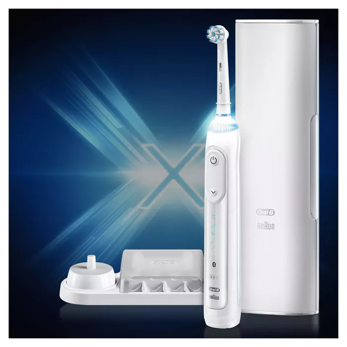 Електрическа четка за зъби Oral-B Genius X 20100S 247166, Бял