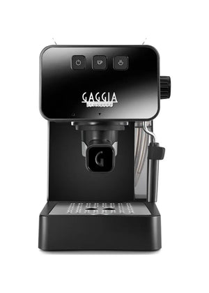 Еспресо машина Gaggia Deluxe EG2111/64, 15 бара, Капацитет на резервоара за вода 1.2 л, 230V, 1900 W, Автоматично спиране, Функция Memo, Черен/Сив