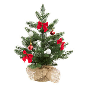 Tree height 40 cm and matching two-tone decoration kit