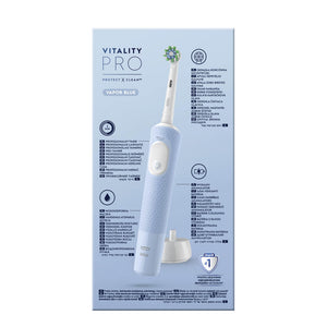 Electric brush + toothpaste, Oral-B, Vitality Pro X Clean, Blue