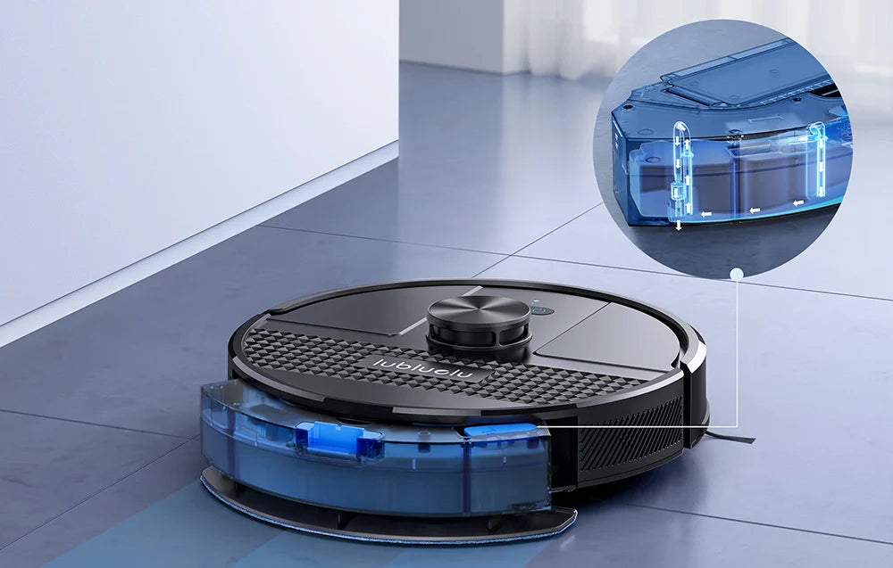 Robot vacuum cleaner Lubluelu SL68, 45W, Mop, LiDAR Navigation, 2600 mAh, Black