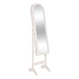 Шкаф за бижута atmosphera Emily Wood, с огледало, бял, 158 cm