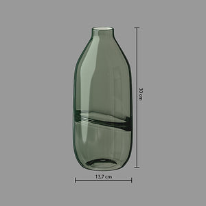Ваза atmosphera Line, 30cm, Стъкло, Сив