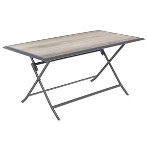 Azua smoke 6-seater folding ECP table