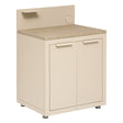 Outdoor kitchen unit 2 doors Oxyana 80 x 60 x 110 cm steel clay