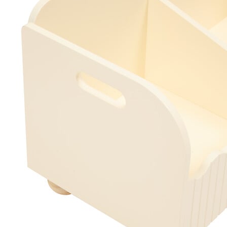 Детски кош Bouli, 60×36×30 cm, Бежов, MDF