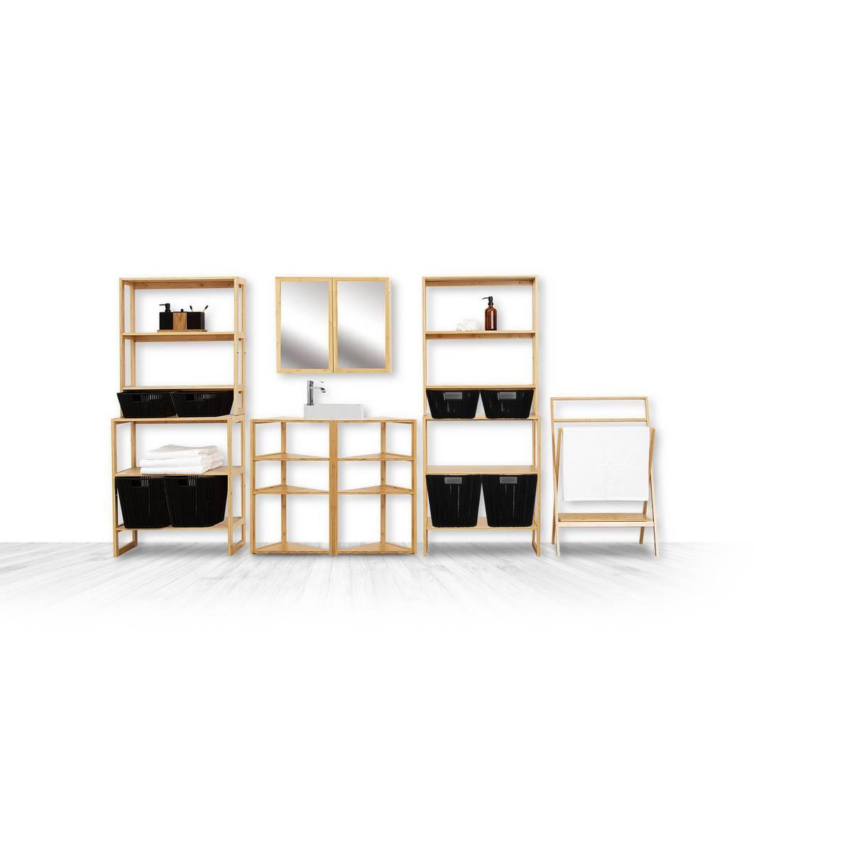 Поставка за кърпи 5five Lab n'Modul, бамбук