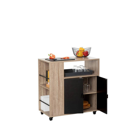 Количка с врати 5five Aliaj, Бежова, 76 cm