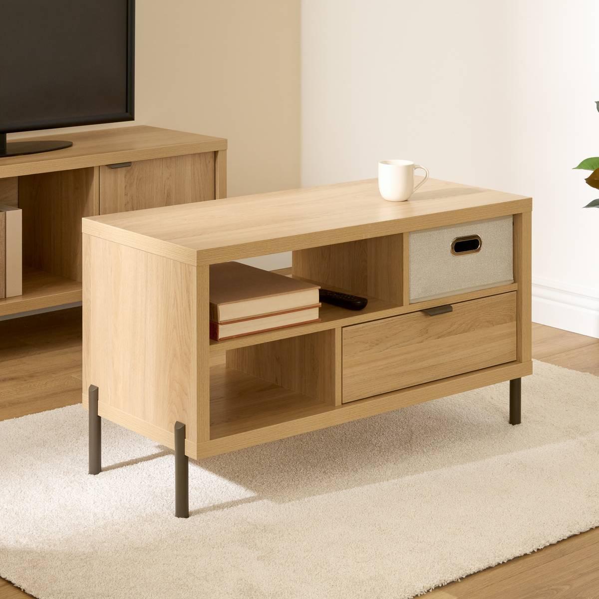 Кафе маса 5five Alvo, MDF, Натурал, 92.5 cm