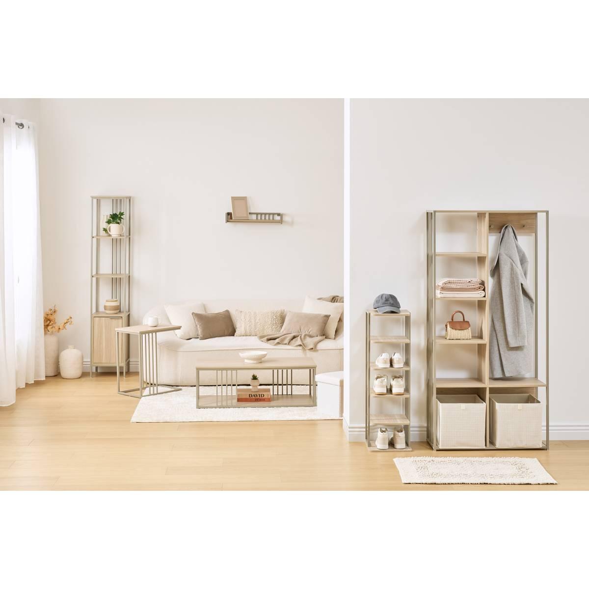 Етажерка с врата 5five Duna, MDF, 176 cm, Пясъчен