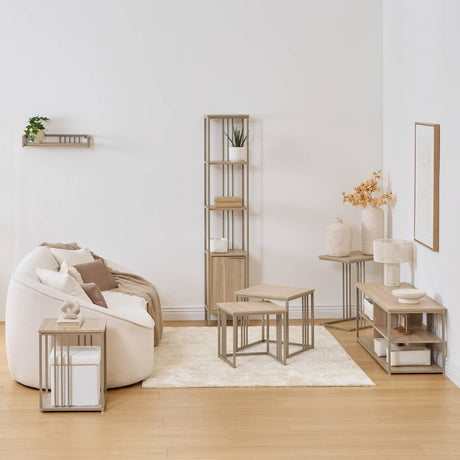 Стенна полица 5five Duna, MDF, 56 cm, Пясък