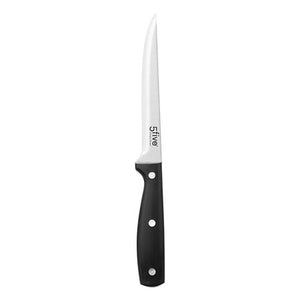 Нож за обезкостяване 5five Essentiel Black, Неръждаема стомана, Черен