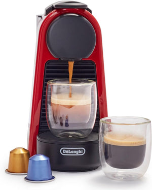 Кафемашина DeLonghi Nespresso Essenza Mini EN85.R, 19 бара, 1150 W, 0.6 л, Червен