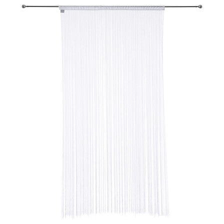 String curtain 90 x 200 cm white