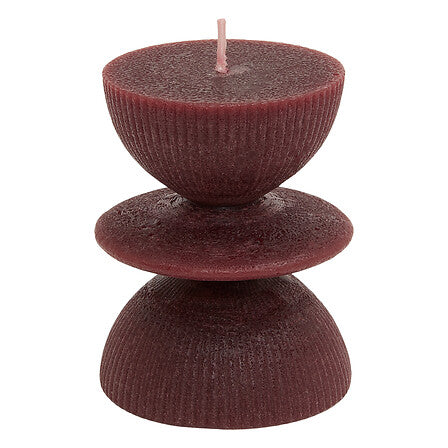 Homy totem candle height 9.5 cm assorted