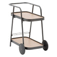 Trolley with wheels Easiness 76 x 50 x 81 cm aluminium honey graphite