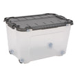 Кутия за съхранение 5five Block'it, PP, Прозрачна, 60 л