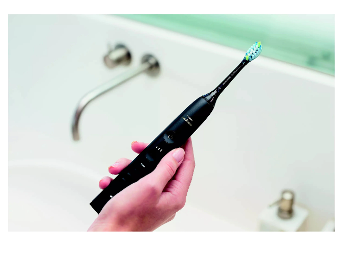 Set of 2 electric brushes Philips Sonicare DiamondClean 9000 HX9914/57, BrushSync, 4 modes, 3 levels