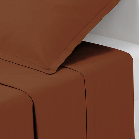 Чаршаф с ластик atmosphera, Памук, 240x290 cm, Теракота