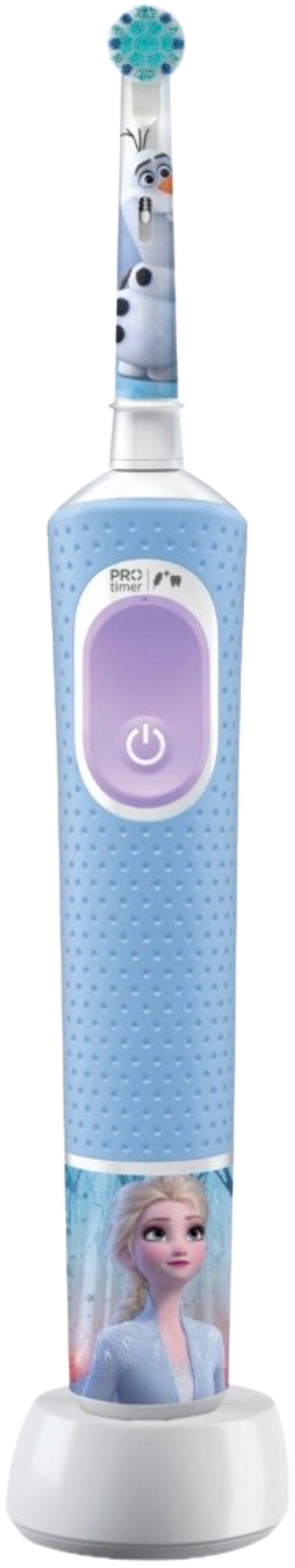 Children's electric toothbrush Oral-B Pro Kids Frozen, 2D cleaning, 2 programs, 1 nozzle, 4 stickers, For 3+ years, Blue