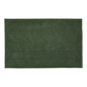 Килимче за баня 5five Colors Mini Chenille, Полиестер, 50x80 cm, Тъмнозелено