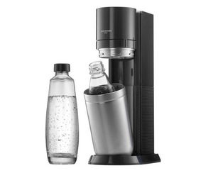 Машина за сода SodaStream Duo Titan Standard, Стомана, без CO₂ цилиндър, Черен