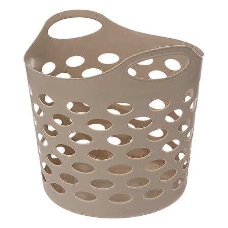 Кош за пране 5five, Лен, 28L, Сив