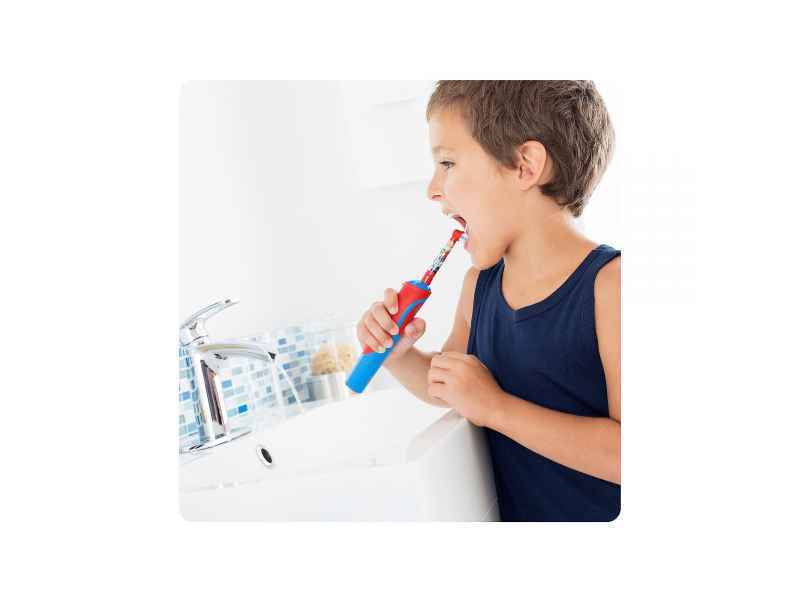 Детска електрическа четка Oral-B Stages Power Disney Cars & Planes DB4.510.K, Червен