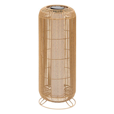 Соларна LED лампа на стойка atmosphera Loise, Бежова, 78 cm