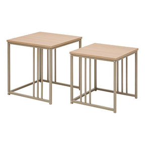 Комплект от 2 помощни масички 5five Duna, MDF, Пясъчно бежово