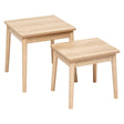 Сет от 2 холни масички 5five Abana, Бежови, 45 cm