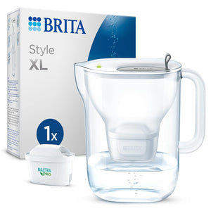 Филтърна кана Brita Marella Style + филтър Maxtra Pro, 2,4 л, Сив