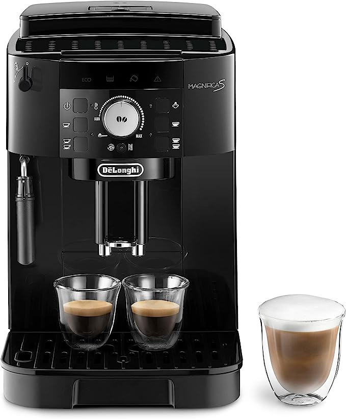 Кафеавтомат DeLonghi Magnifica S ECAM 21.117.B, 15 bar, 1450 W, Метална мелачка