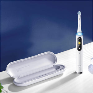 Electric toothbrush Braun Oral-B iO9 White Alabaster, Microvibration, OLED display, Fast charging, White