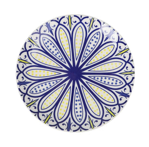 Сет японска десертна чиния LA MEDITERRANEA Kait, 20 cm, Порцелан, 6бр