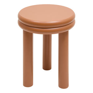 Кръгла кафе маса atmosphera Plump, MDF, Ø40 cm, Ръжда