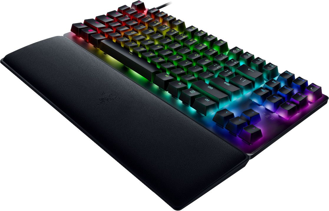 Клавиатура Razer Huntsman V2 Tenkeyless1, Лилави оптични суичове