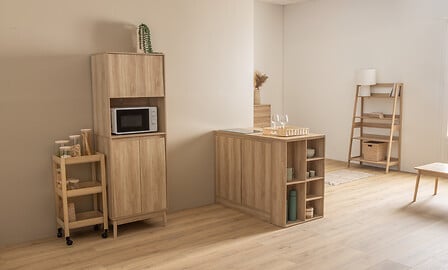 Кухненски шкаф висок 5five Abana, Бежов, 175 cm