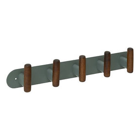 Закачалка за дрехи 5five Cassie, 5 куки, Зелена, 40 cm