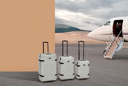 Меки куфари 5five, Комплект 3 броя, Бежов, 32L