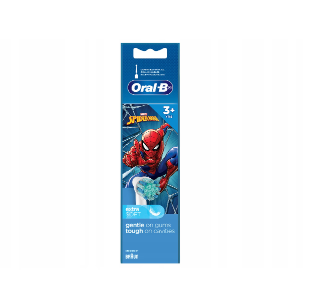 Накрайник за електрическа четка Oral-B Spiderman, 8 бр