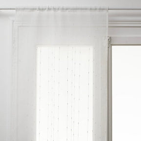 Set of 2 Anissa sheer curtains 60 x 120 cm white