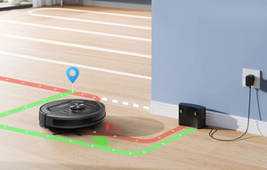 Robot vacuum cleaner Lubluelu L20, 40 W, Mop, LiDAR Navigation, 2600 mAh, Black