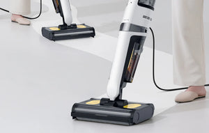 Vertical vacuum cleaner with mop function Deerma DEM-VX20W, 420W, Capacity 500/600ml, IPX4, White