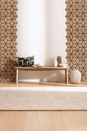 Декоративен панел atmosphera Hexagon, 56x69 cm, MDF