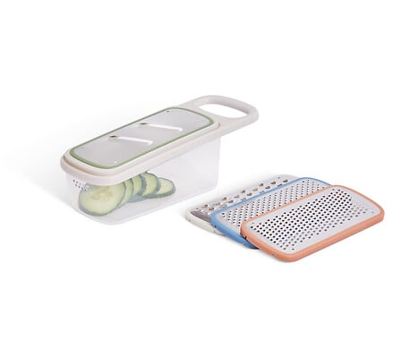 Grater 4 blades with storage box Colors length 26 cm