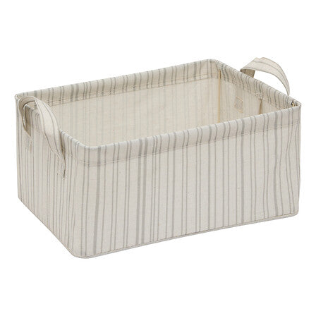 Кош за съхранение 5five Silnéa, Полиестер, Бежов лен, 35x25.5x16 cm