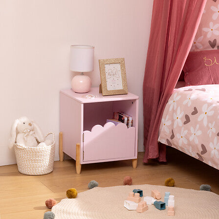 Детско нощно шкафче atmosphera Douceur Flower, MDF